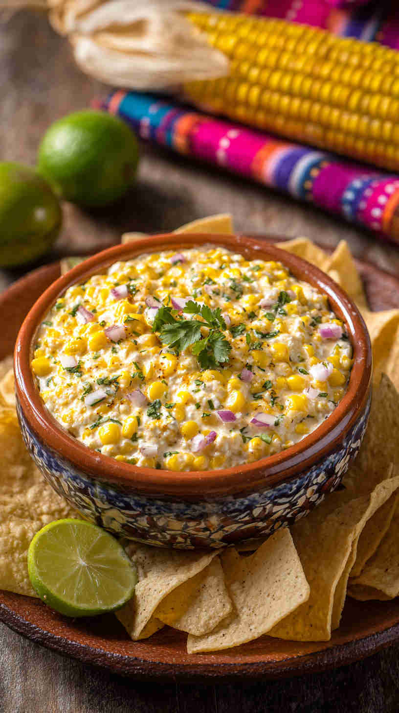 Crockpot Mexican Street Corn Dip
