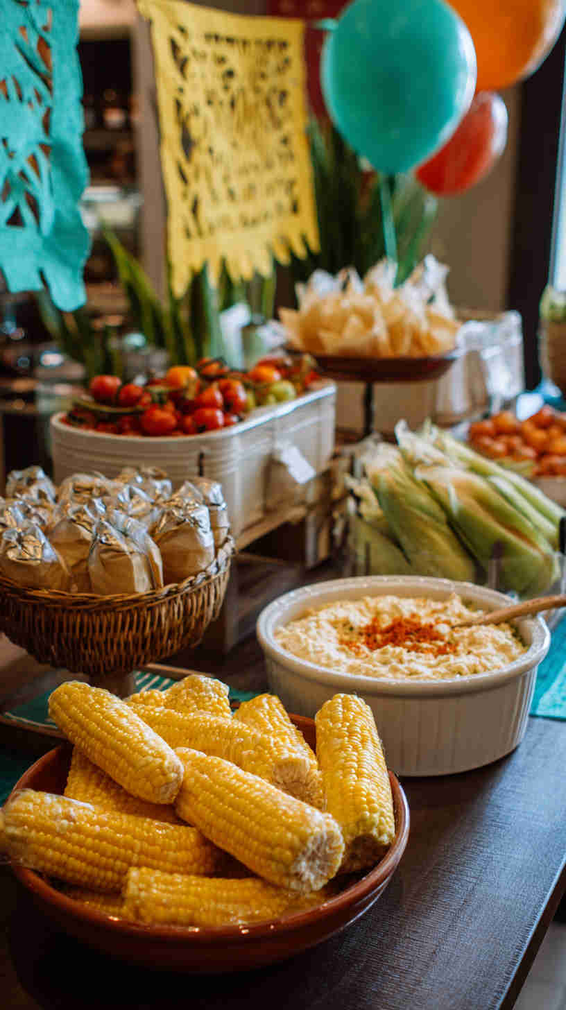 Crockpot Mexican Street Corn Dip