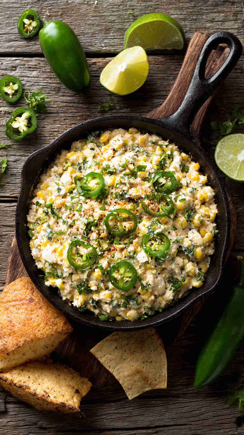 Crockpot Mexican Street Corn Dip