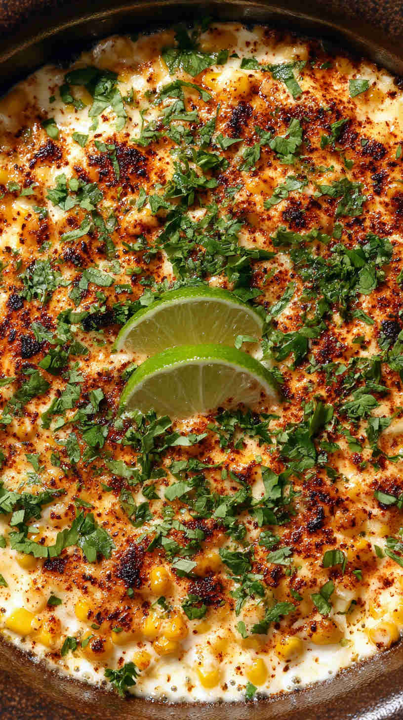Crockpot Mexican Street Corn Dip
