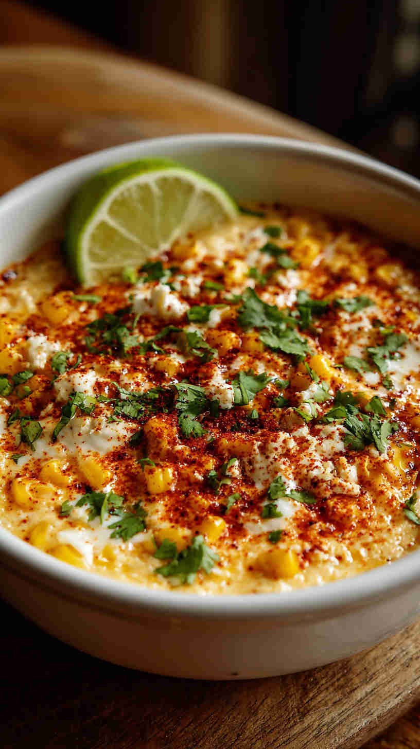 Crockpot Mexican Street Corn Dip