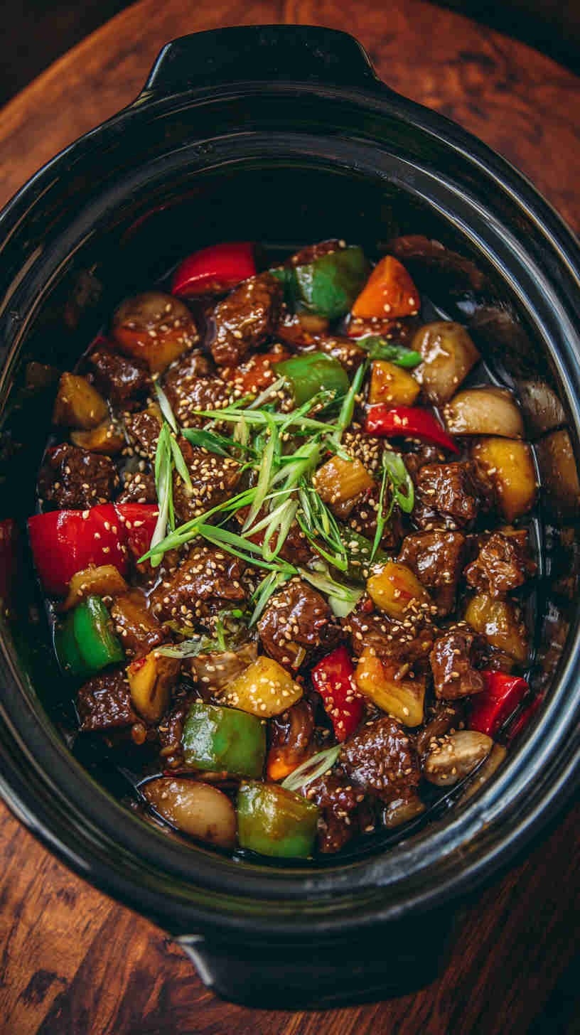 Crockpot Mongolian Beef