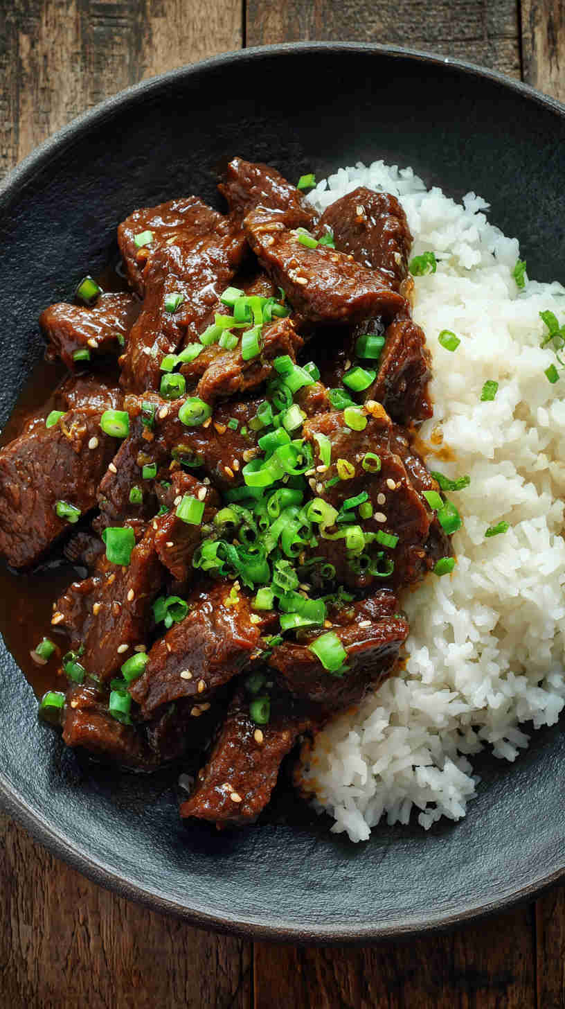 Crockpot Mongolian Beef