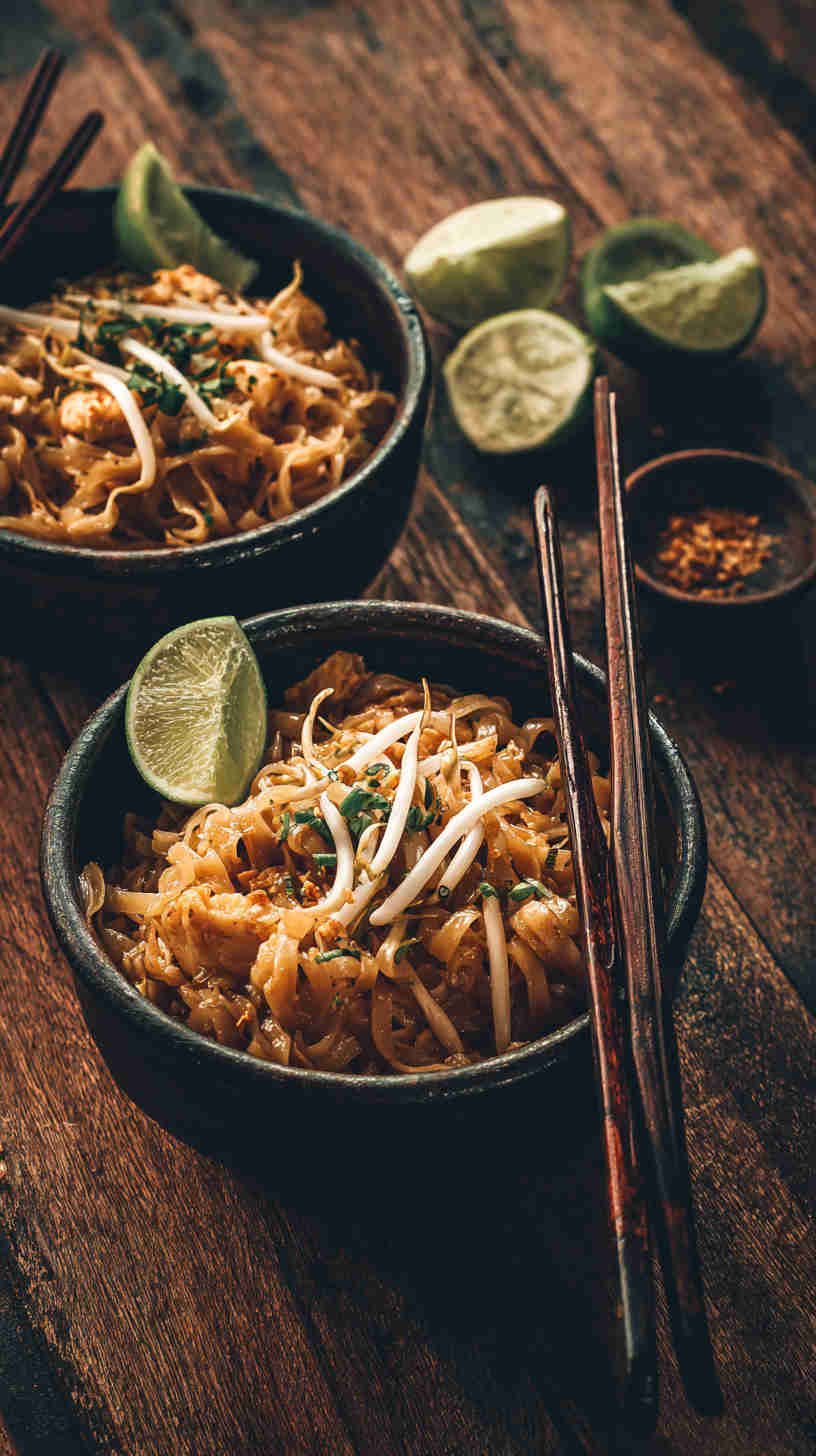 Crockpot Pad Thai-Style Noodles