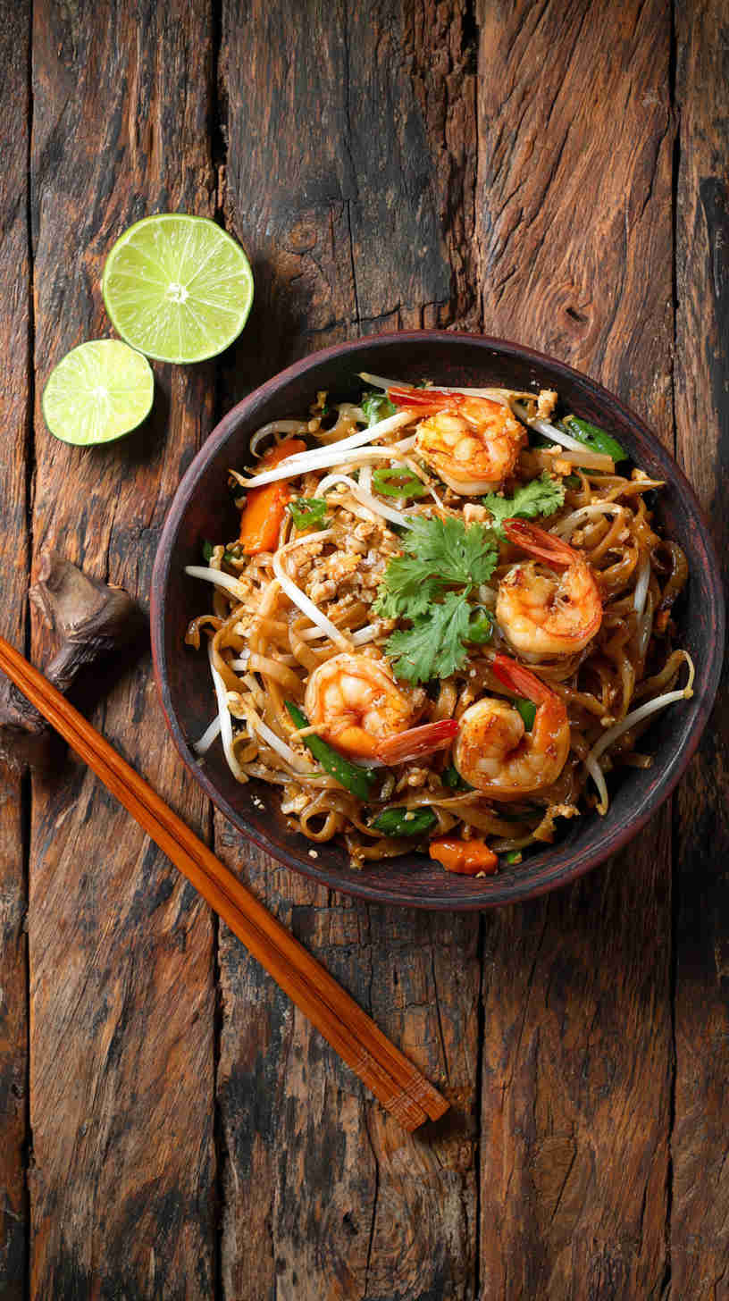 Crockpot Pad Thai-Style Noodles
