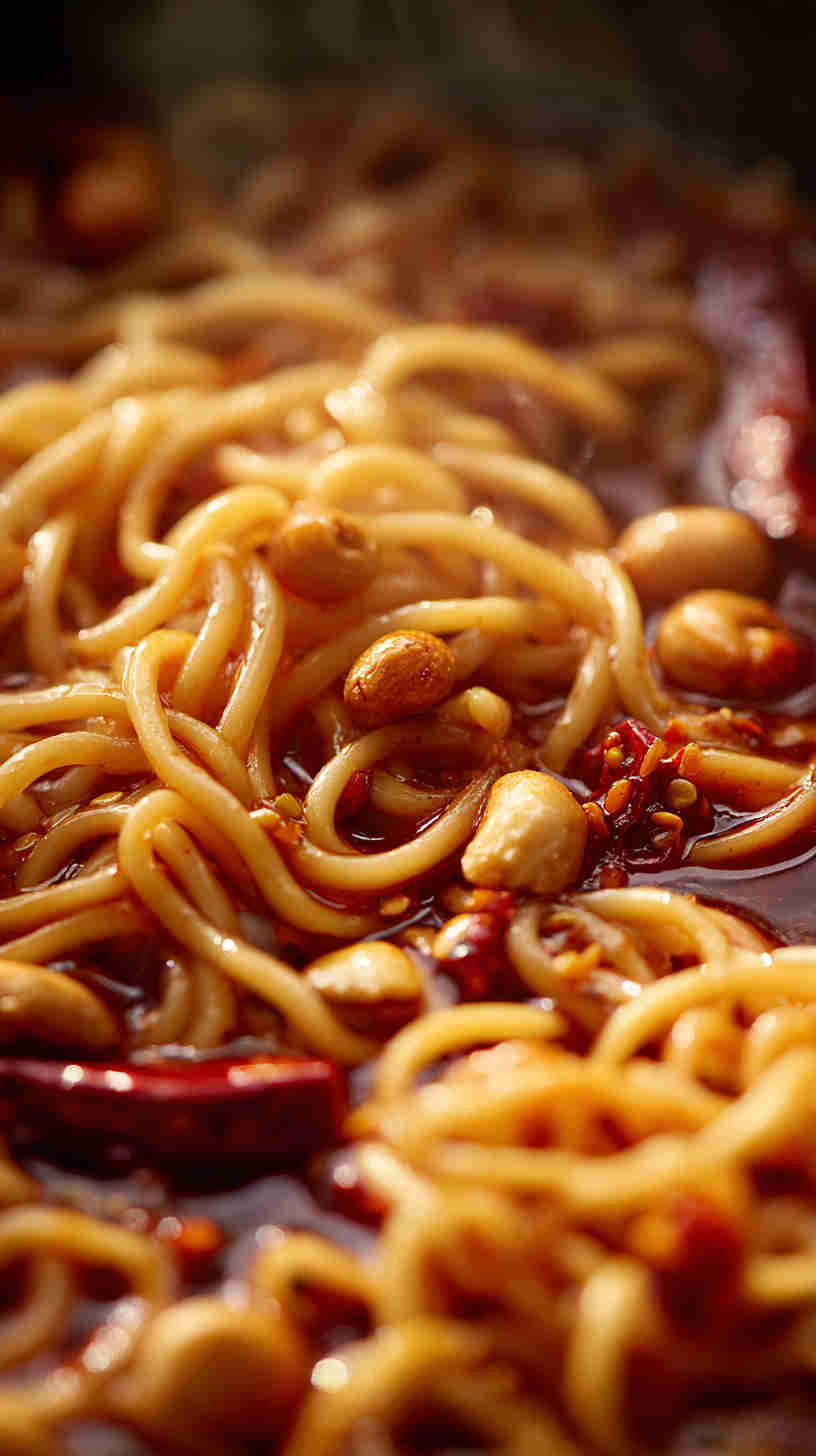 Crockpot Pad Thai-Style Noodles