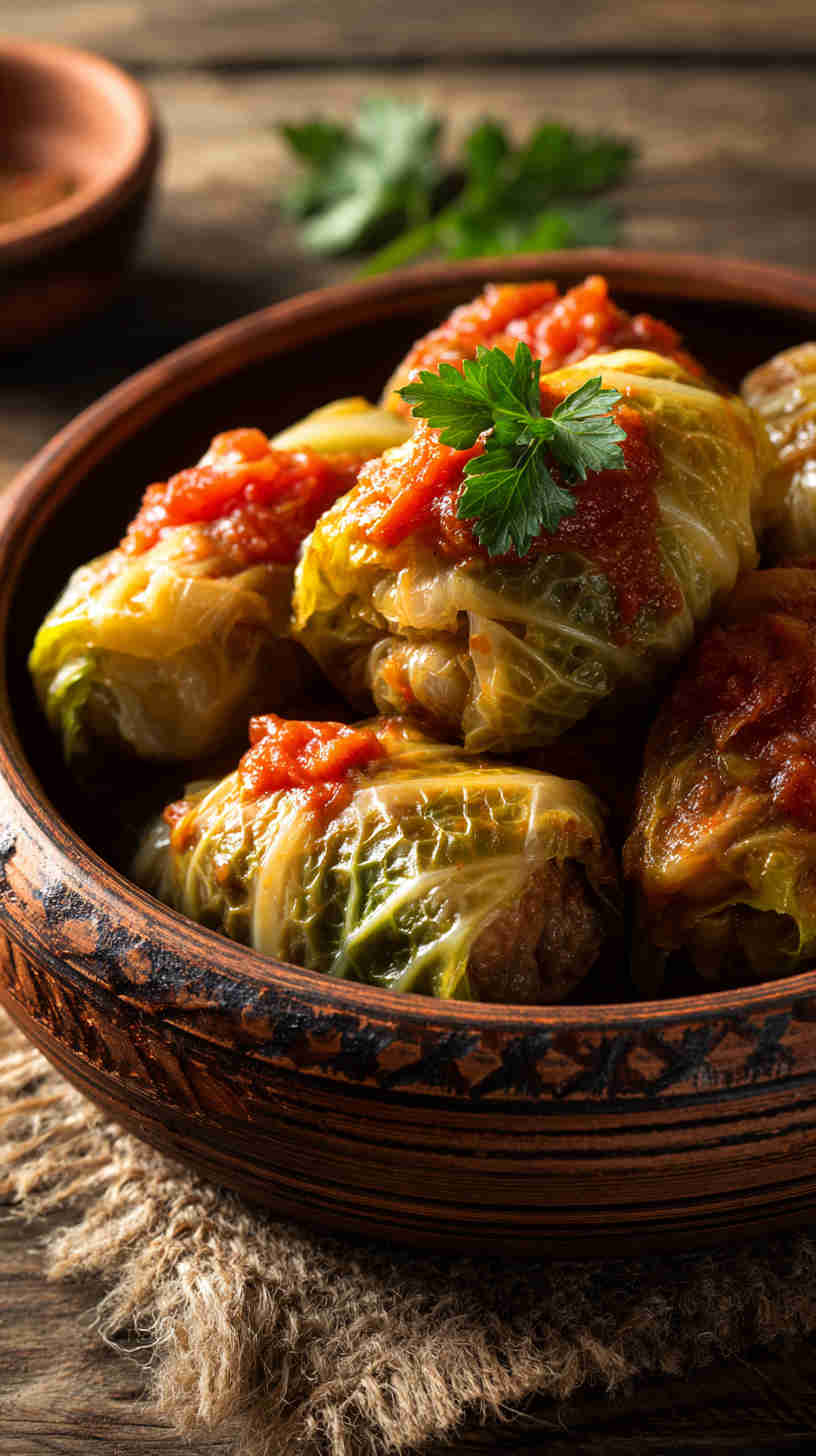Crockpot Paleo Stuffed Cabbage Rolls