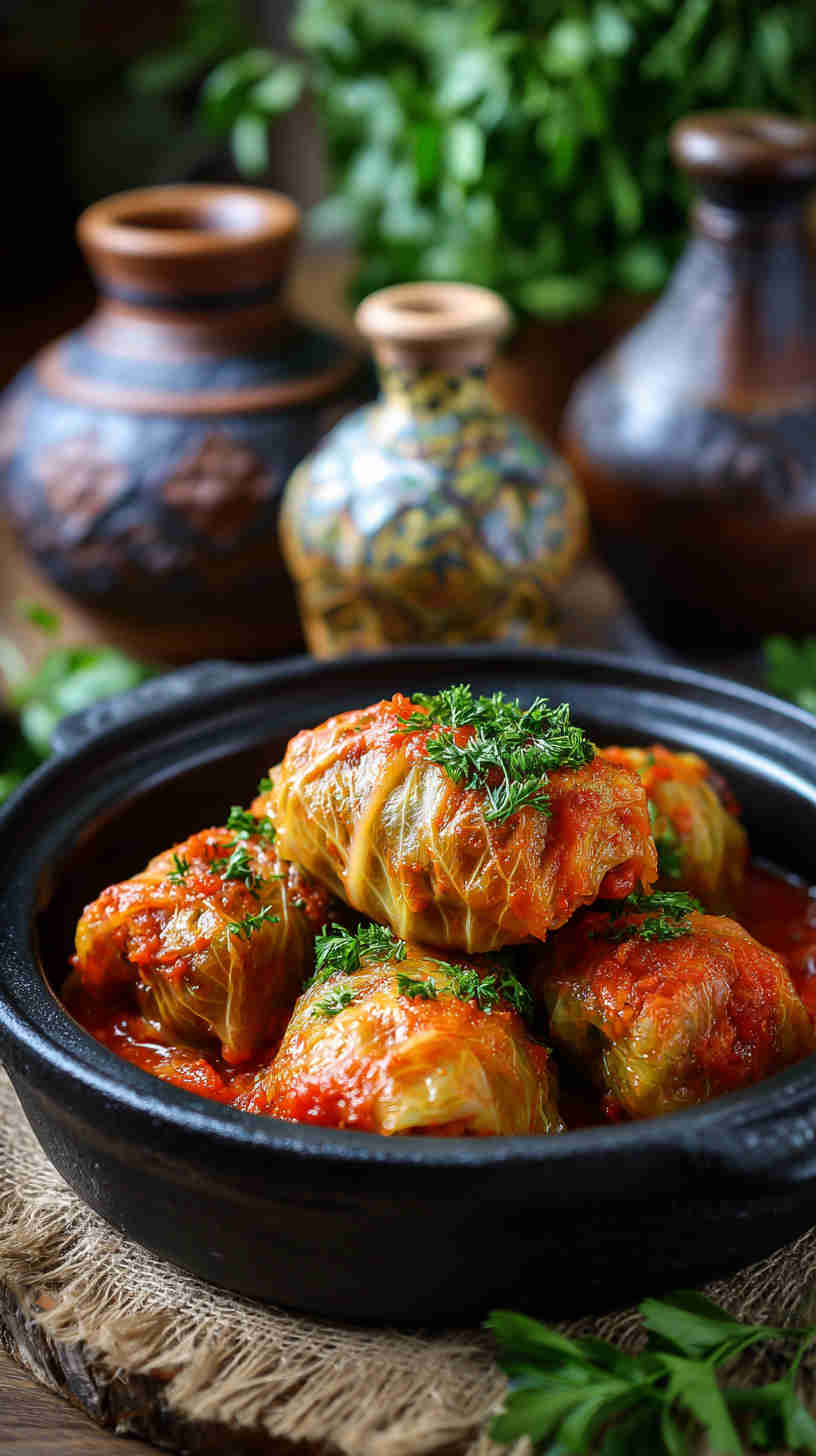 Crockpot Paleo Stuffed Cabbage Rolls