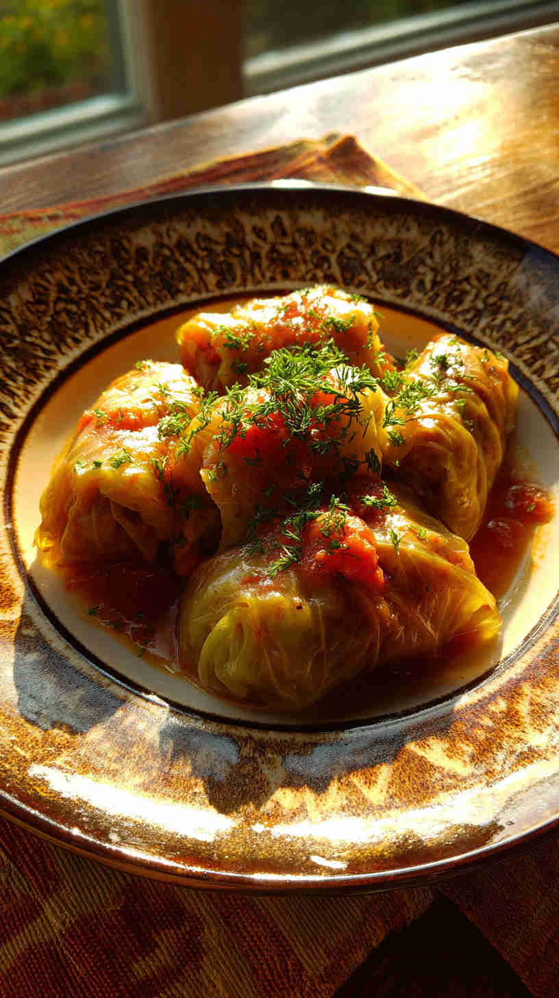 Crockpot Paleo Stuffed Cabbage Rolls