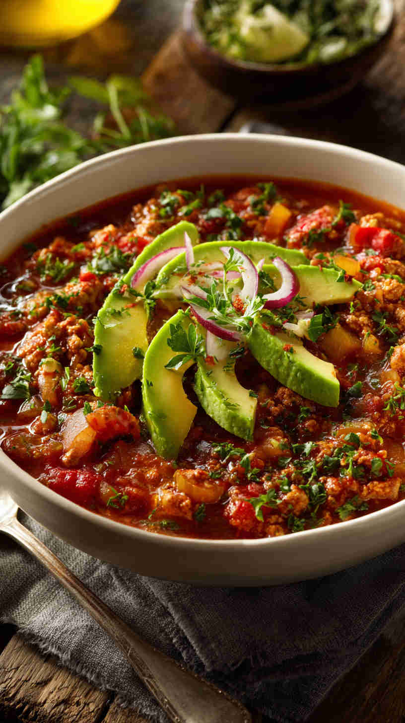 Crockpot Paleo Turkey Chili