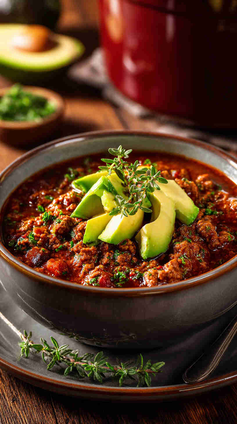 Crockpot Paleo Turkey Chili