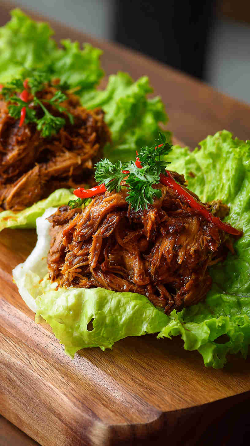 Crockpot Pulled Pork with No Sugar BBQ Sauce