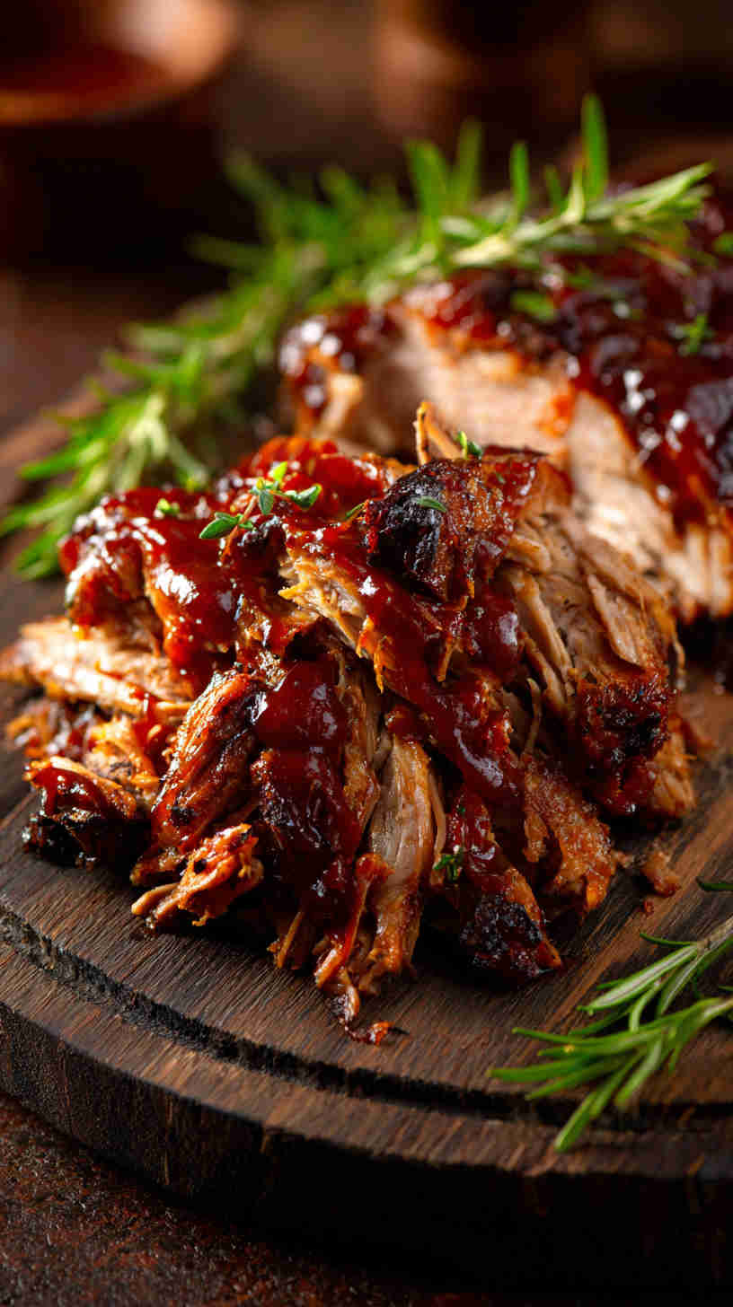 Crockpot Pulled Pork with No Sugar BBQ Sauce