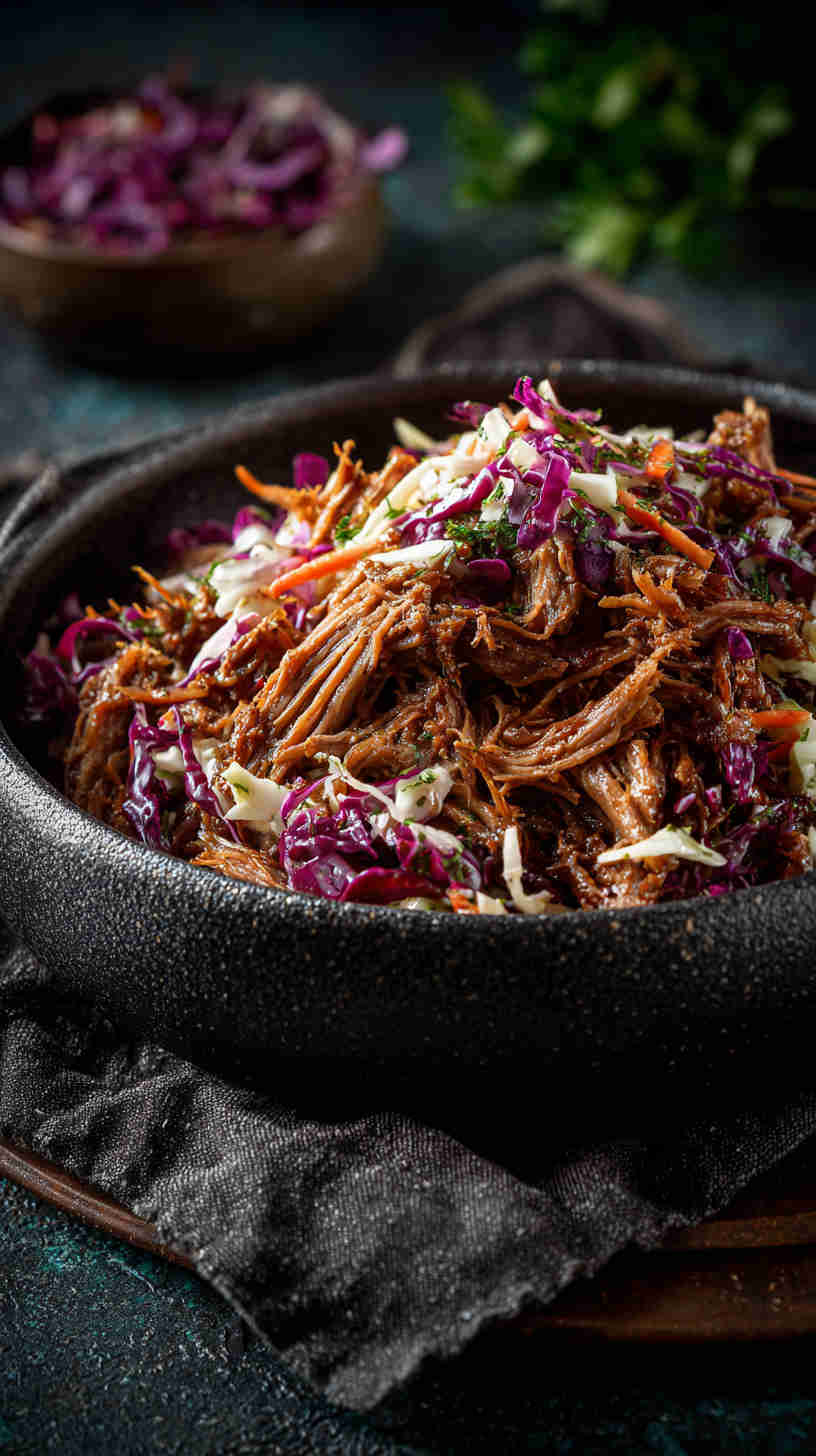 Crockpot Pulled Pork with No Sugar BBQ Sauce