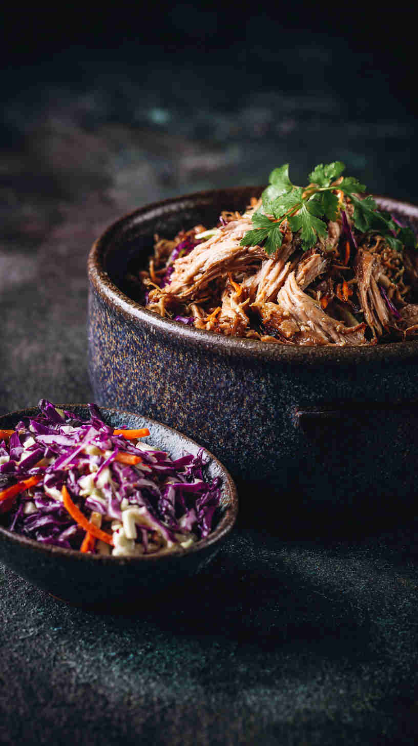 Crockpot Pulled Pork with No Sugar BBQ Sauce
