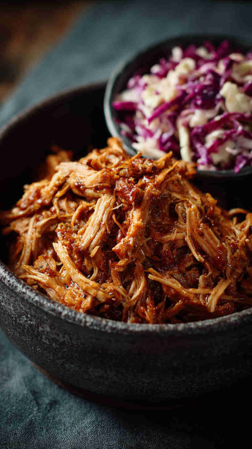 Crockpot Pulled Pork with No Sugar BBQ Sauce