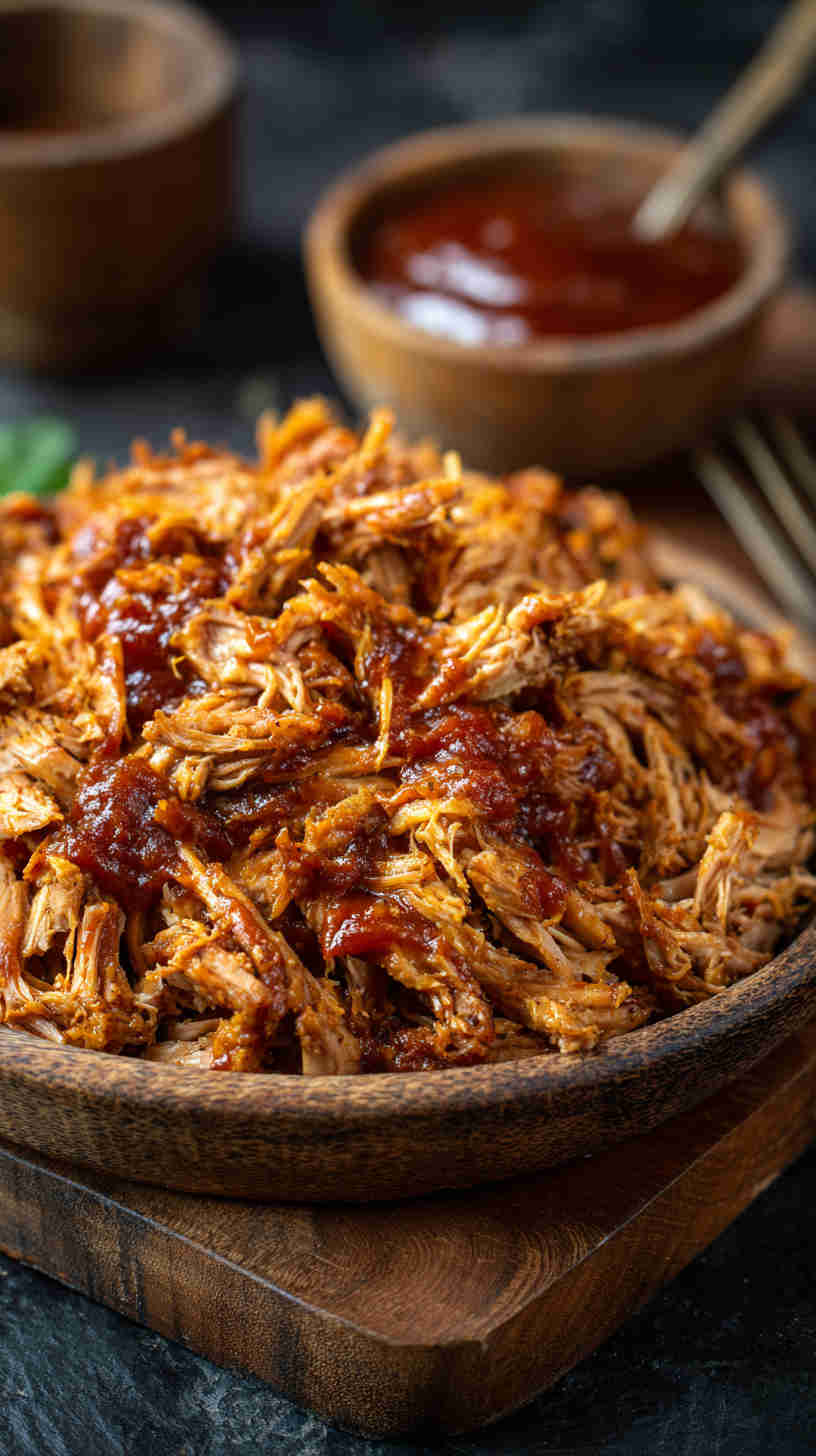 Crockpot Pulled Pork with No Sugar BBQ Sauce