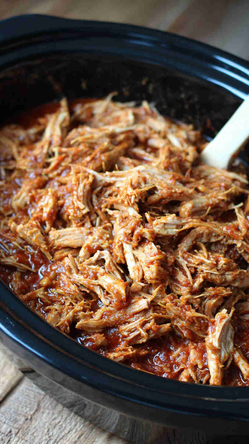 Crockpot Pulled Pork with No Sugar BBQ Sauce