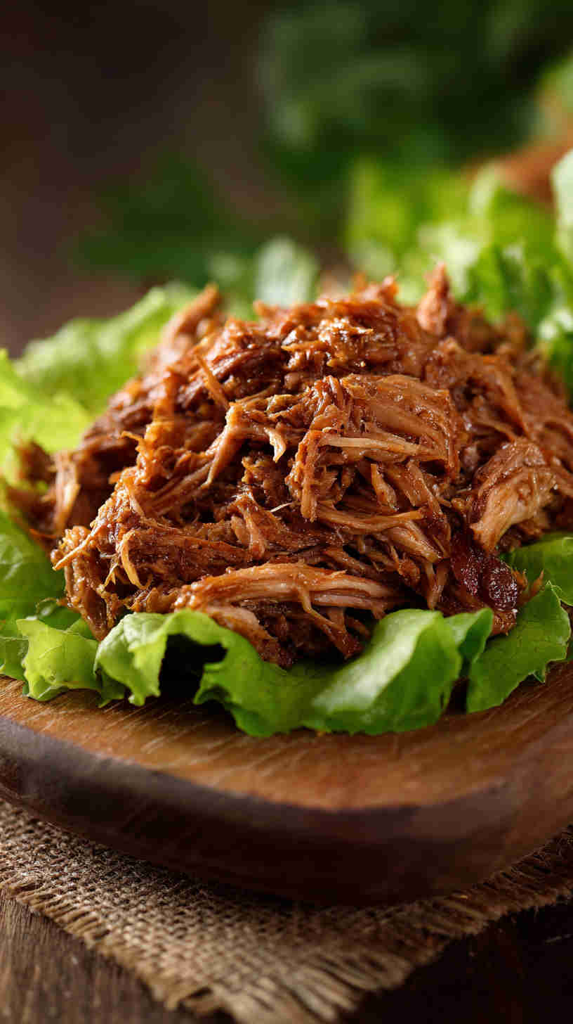 Crockpot Pulled Pork with No Sugar BBQ Sauce