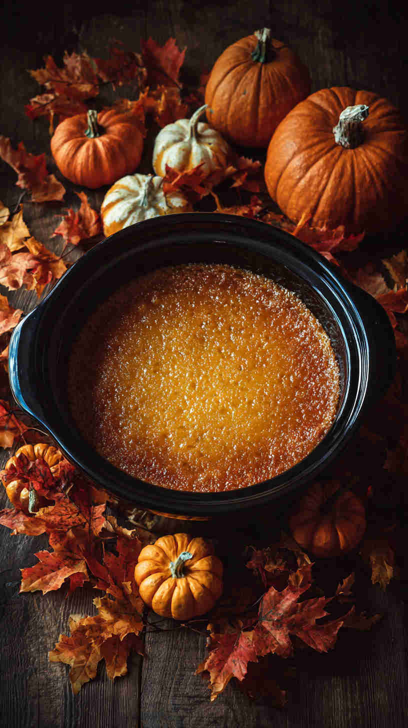 Crockpot Pumpkin Pie Pudding