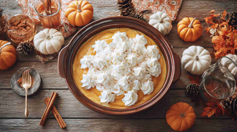 Crockpot Pumpkin Pie Pudding