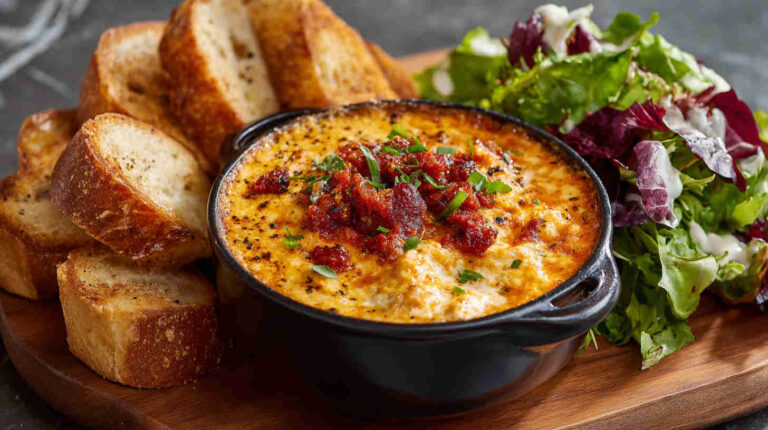 Crockpot Queso with Chorizo