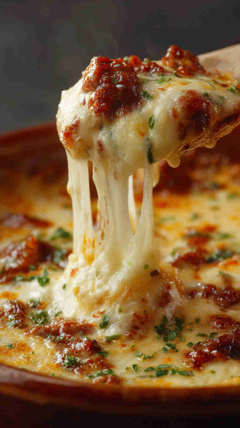 Crockpot Queso with Chorizo
