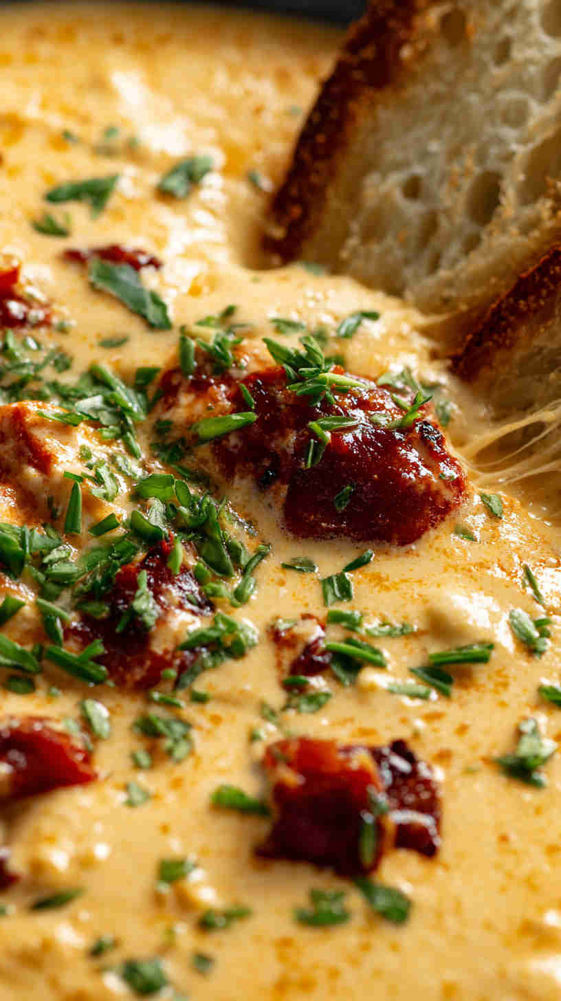 Crockpot Queso with Chorizo