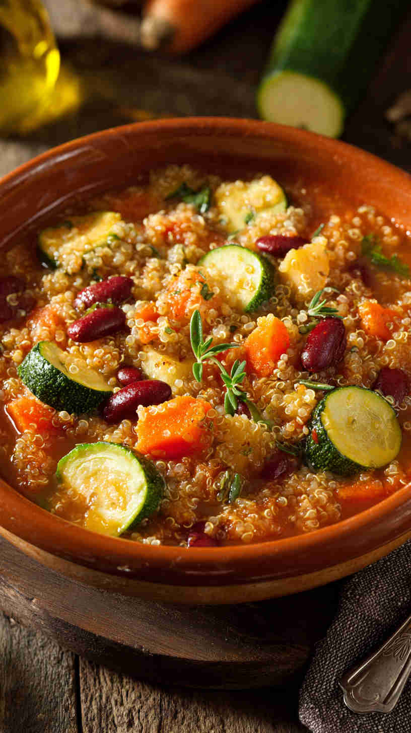 Crockpot Quinoa and Vegetable Stew