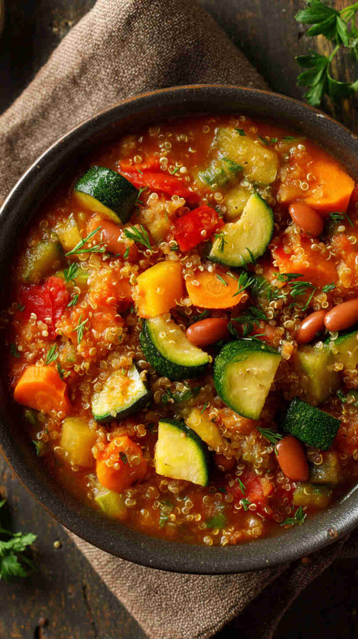 Crockpot Quinoa and Vegetable Stew