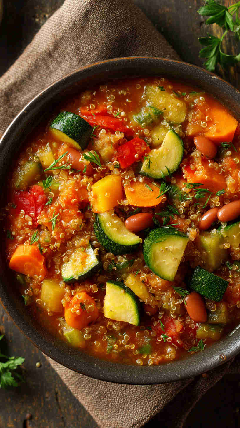 Crockpot Quinoa and Vegetable Stew