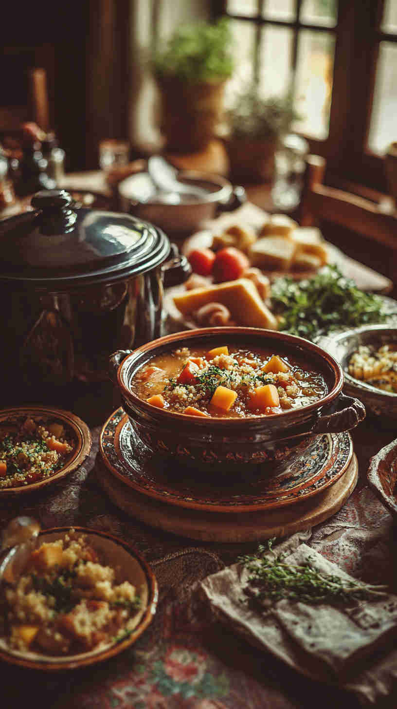 Crockpot Quinoa and Vegetable Stew