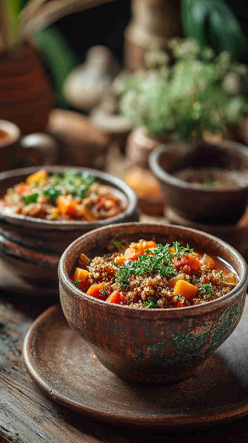Crockpot Quinoa and Vegetable Stew