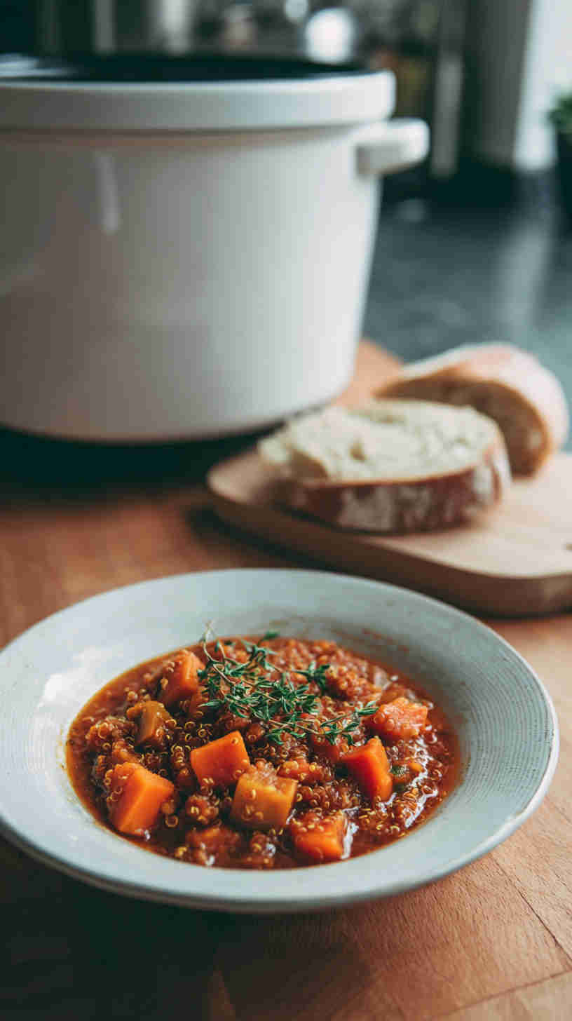 Crockpot Quinoa and Vegetable Stew