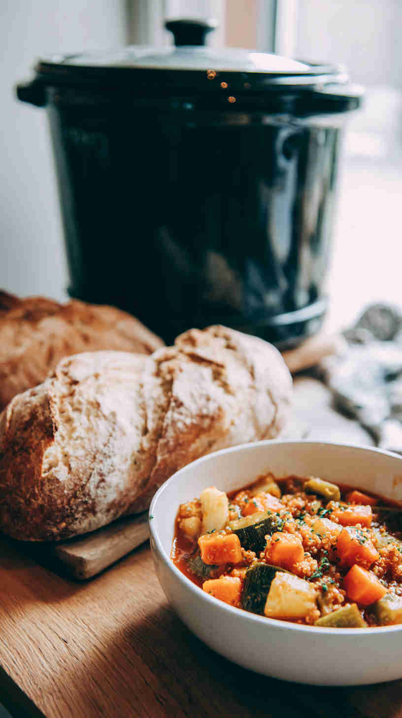 Crockpot Quinoa and Vegetable Stew