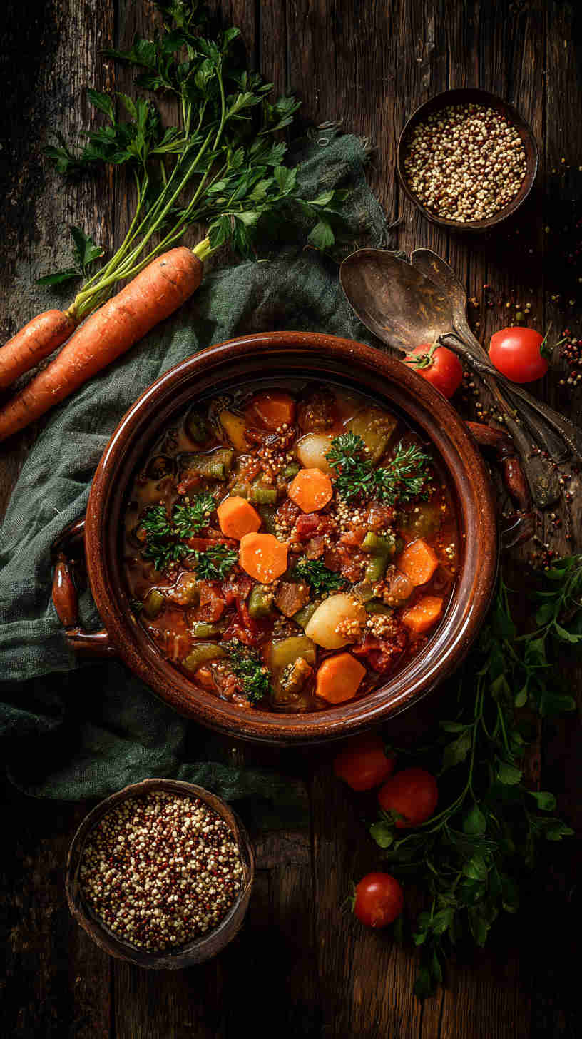 Crockpot Quinoa and Vegetable Stew