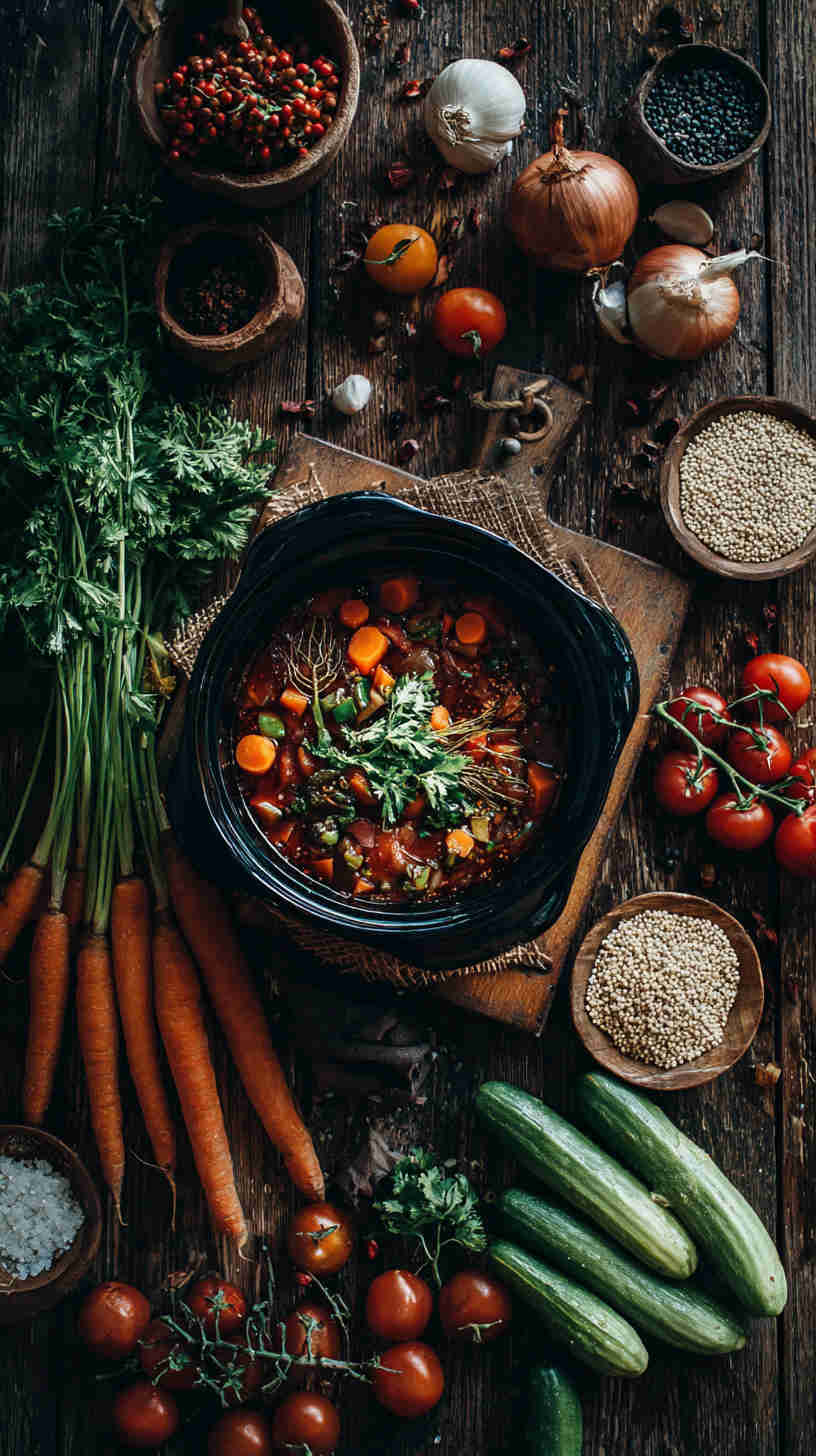 Crockpot Quinoa and Vegetable Stew