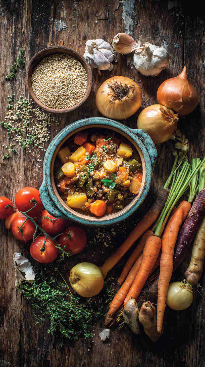 Crockpot Quinoa and Vegetable Stew