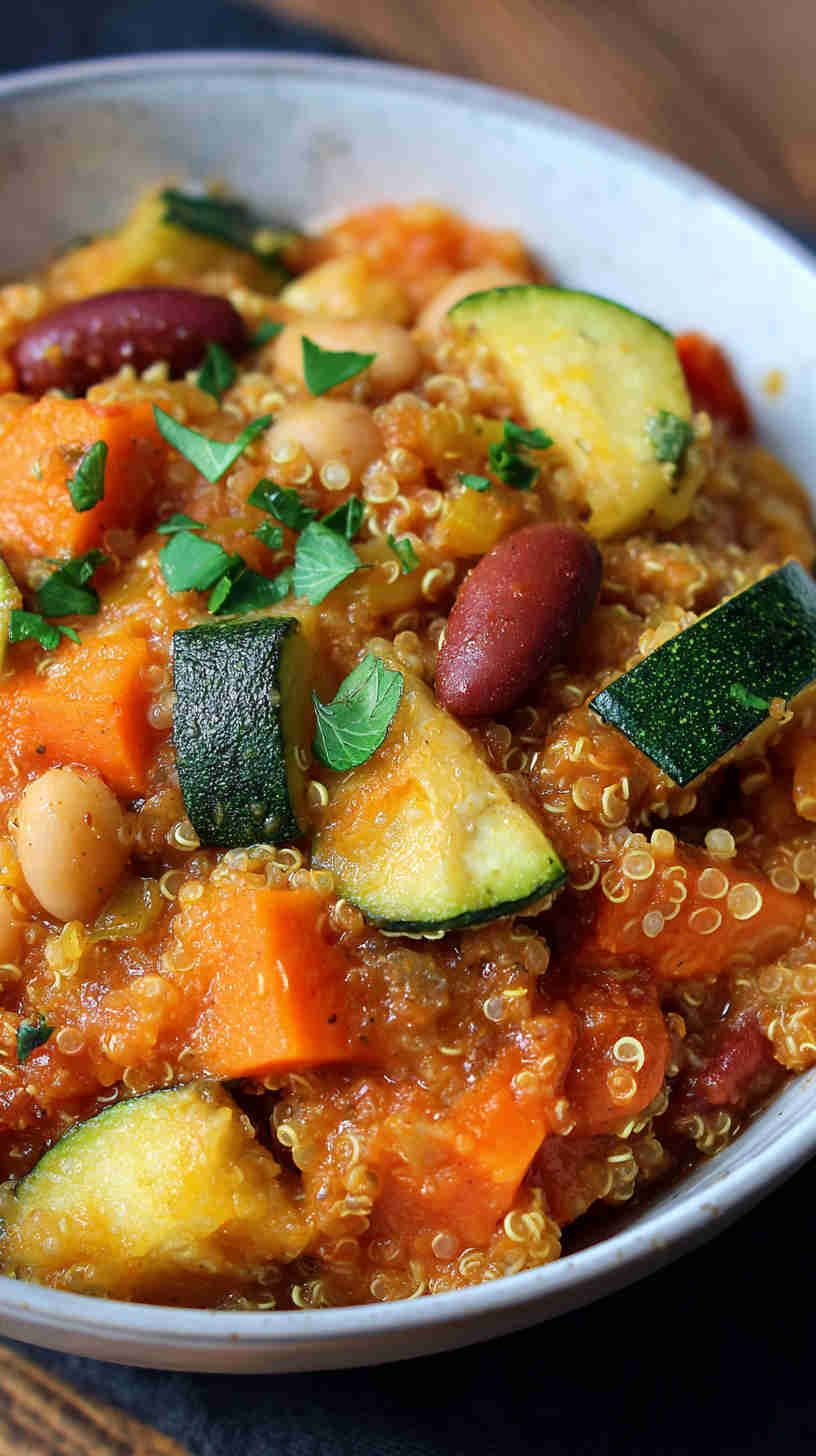 Crockpot Quinoa and Vegetable Stew