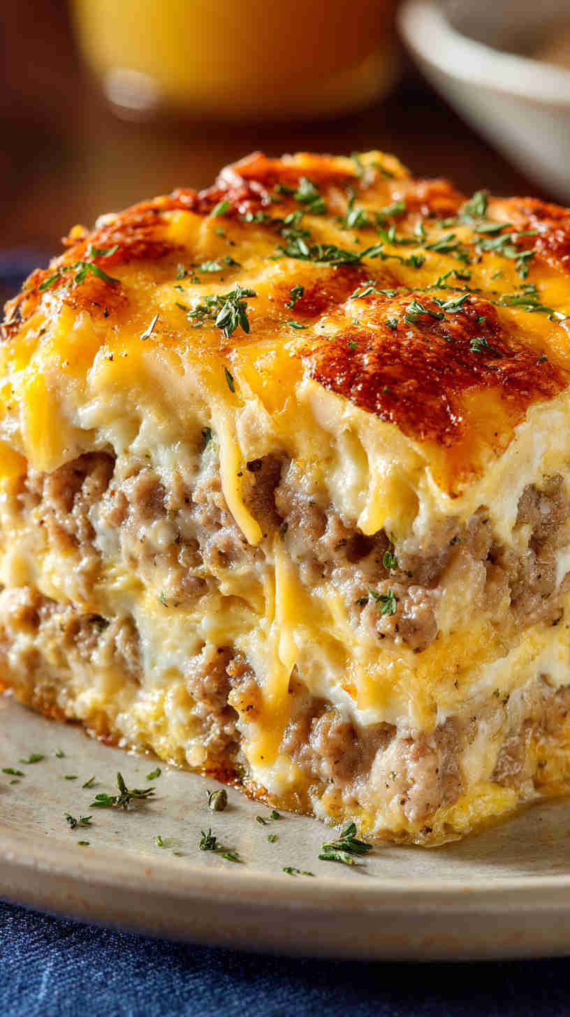 Crockpot Sausage and Egg Breakfast Casserole