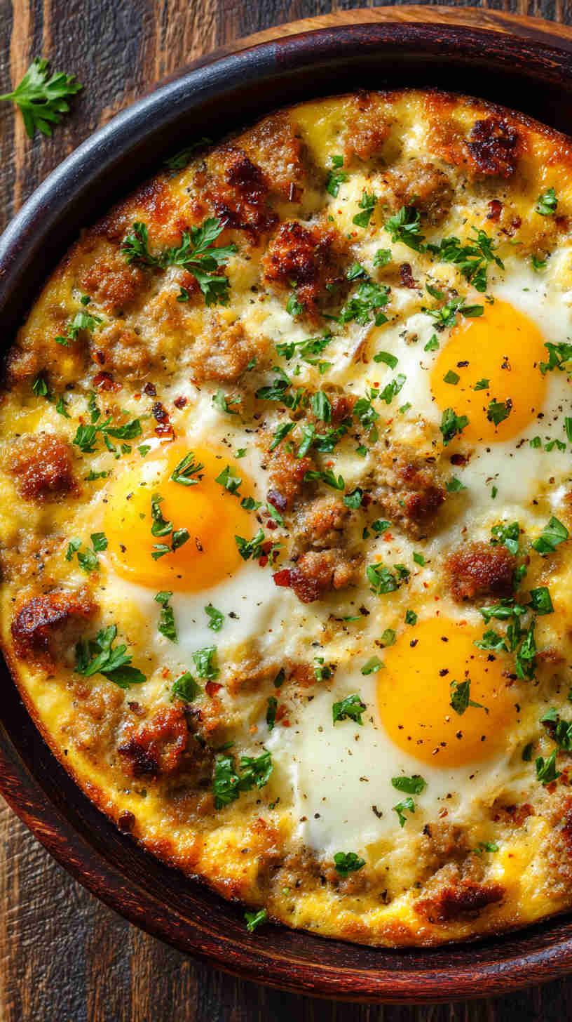Crockpot Sausage and Egg Breakfast Casserole