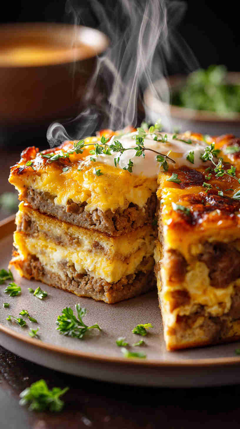 Crockpot Sausage and Egg Breakfast Casserole