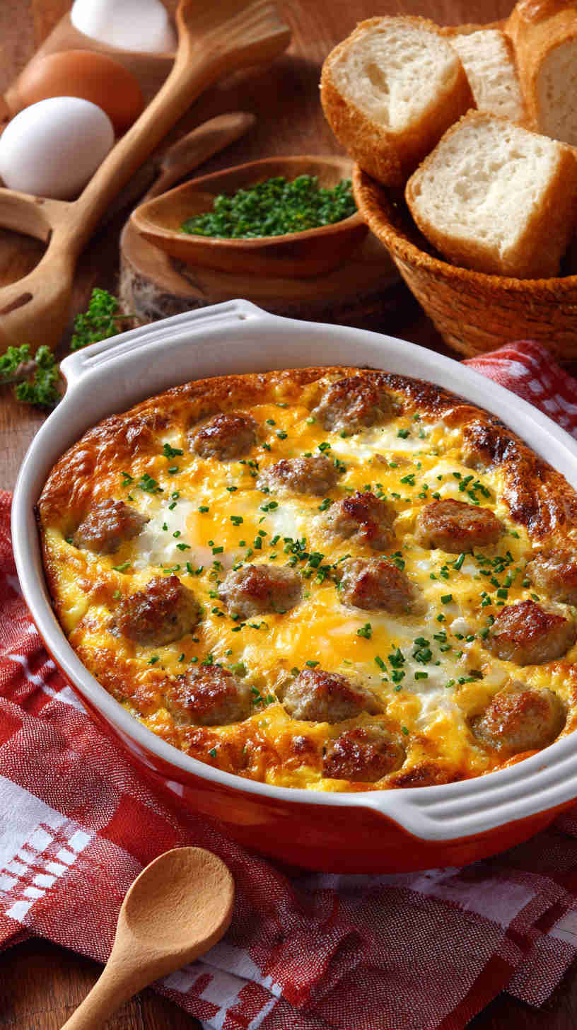 Crockpot Sausage and Egg Breakfast Casserole