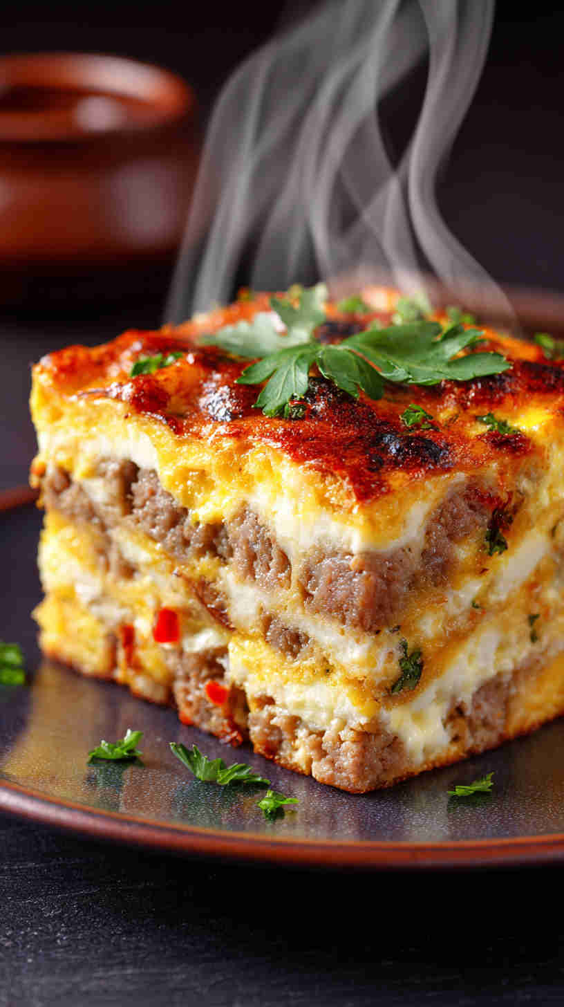 Crockpot Sausage and Egg Breakfast Casserole