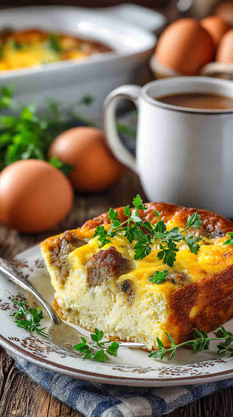 Crockpot Sausage and Egg Breakfast Casserole