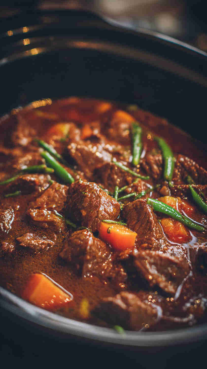 Crockpot Sesame Ginger Beef
