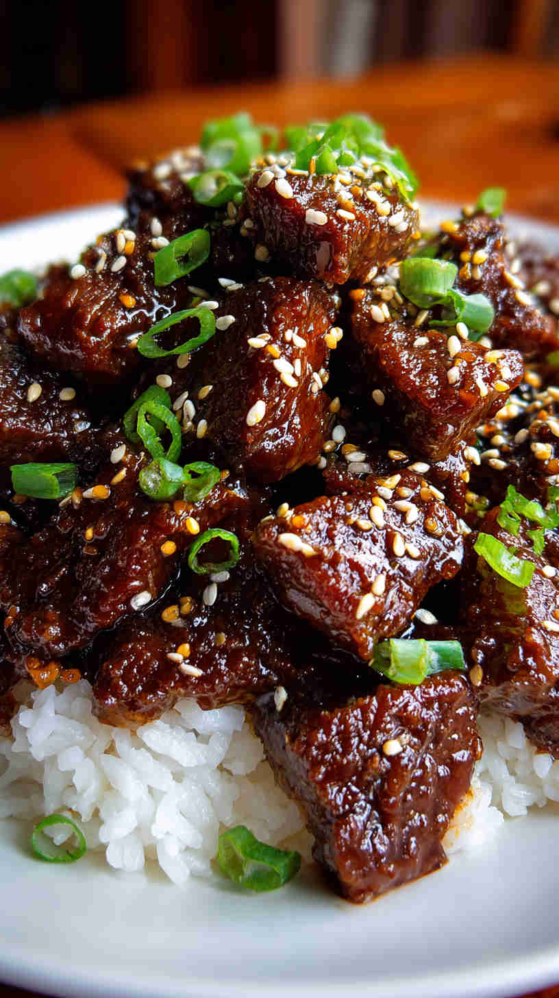Crockpot Sesame Ginger Beef