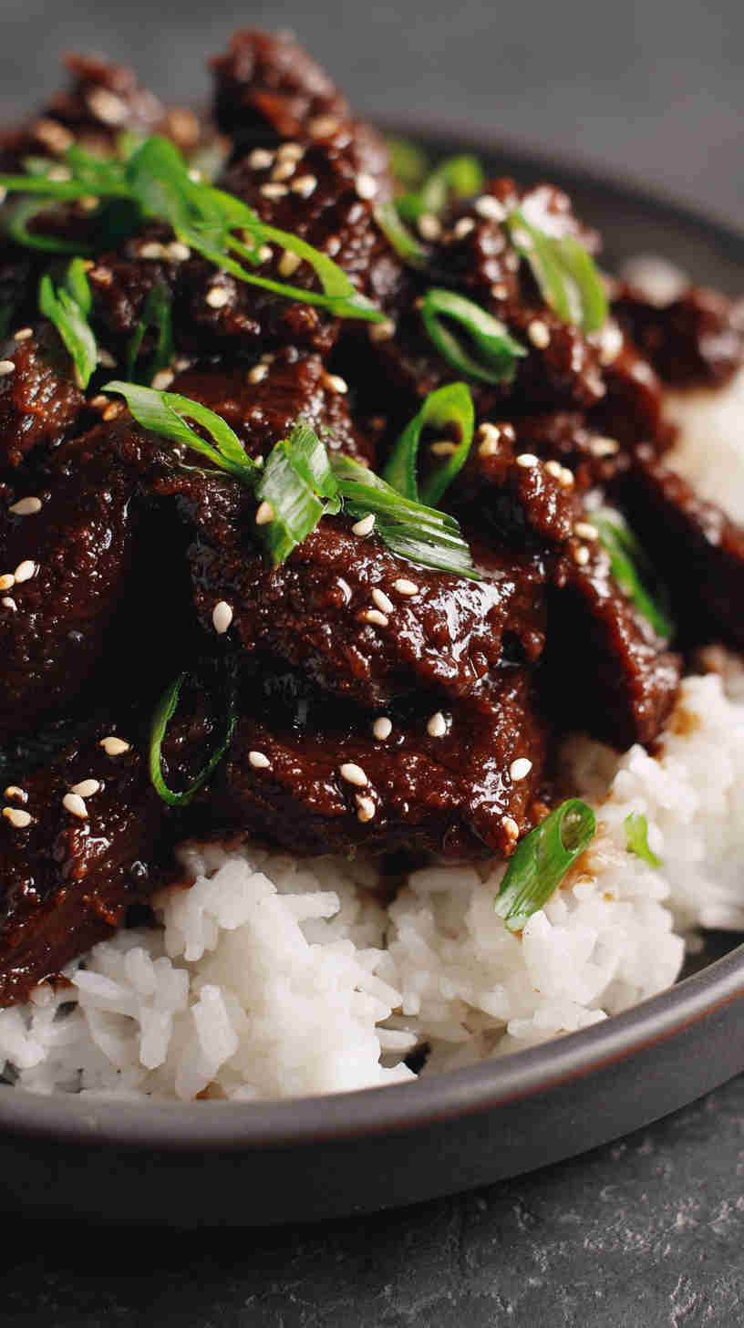 Crockpot Sesame Ginger Beef