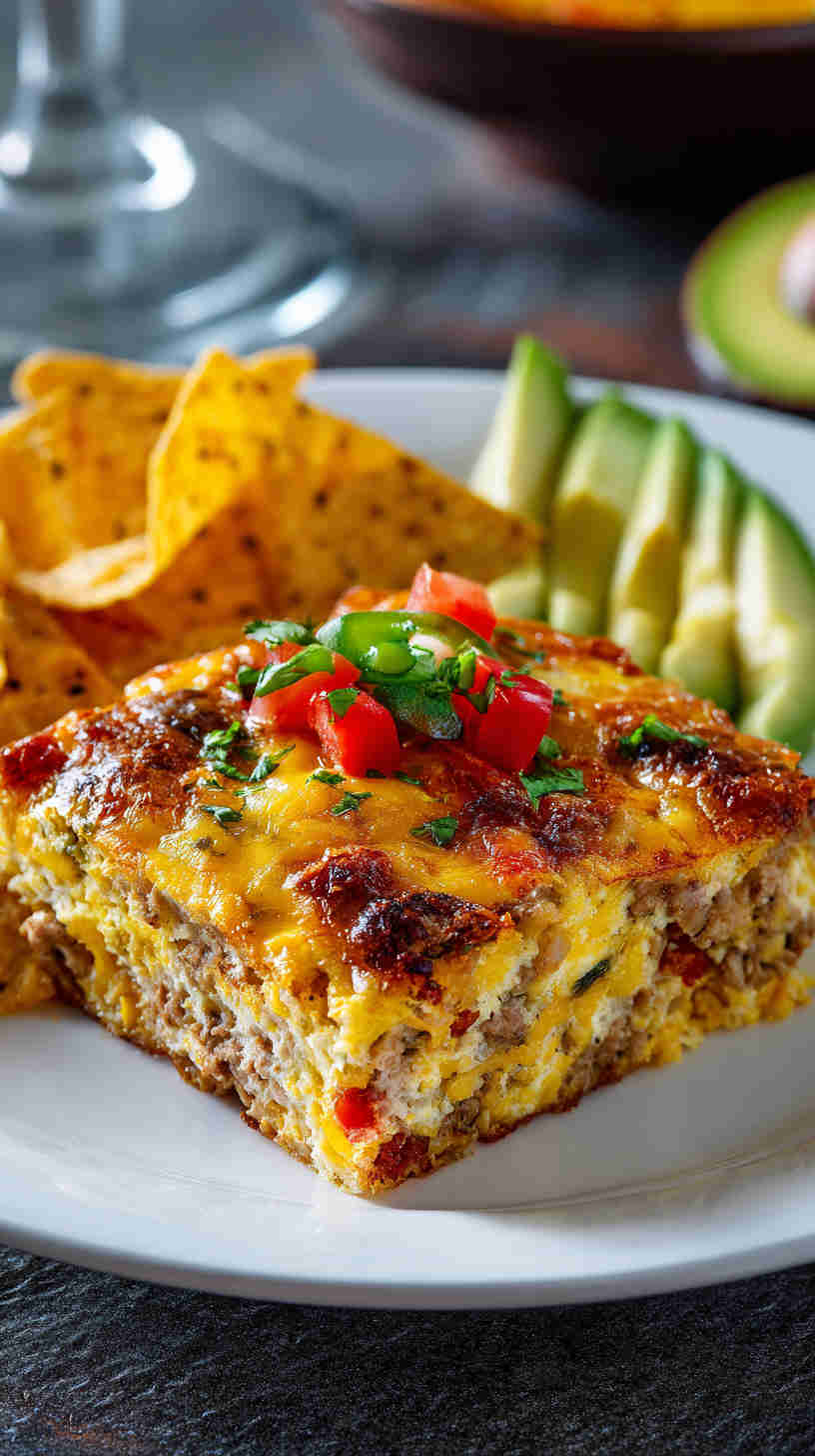 Crockpot Southwestern Breakfast Casserole