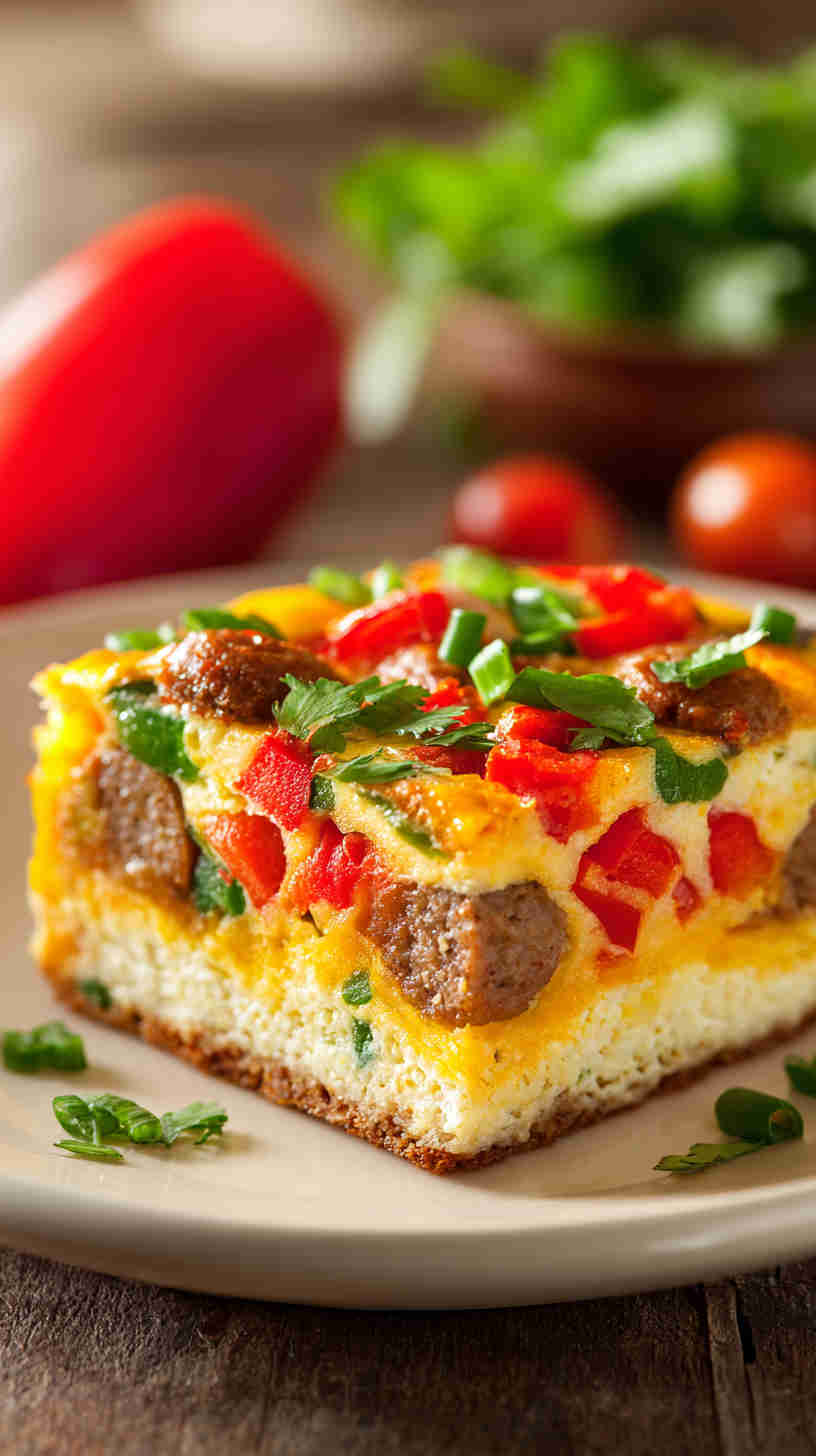 Crockpot Southwestern Breakfast Casserole